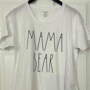 Mama Bear Women’s Tee – One Size (Fits Like Large) – 100% Cotton – NWOT